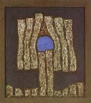 Kékszemû, 1978, salakrelief, 43X38cm
